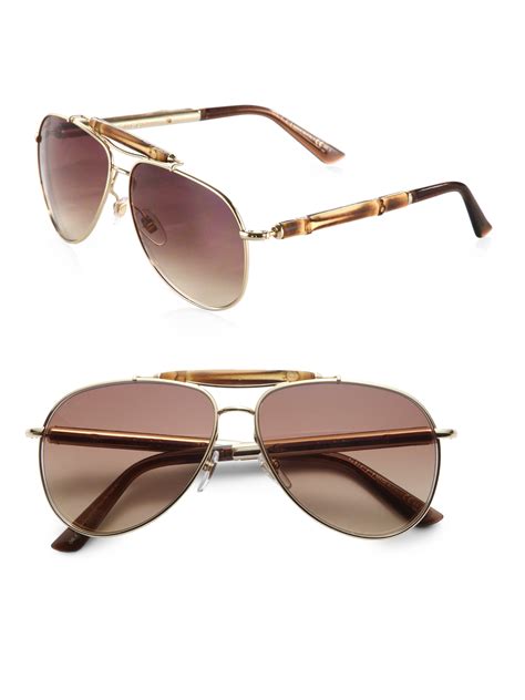 gucci flat top pilot sunglasses|Gucci aviator sunglasses on sale.